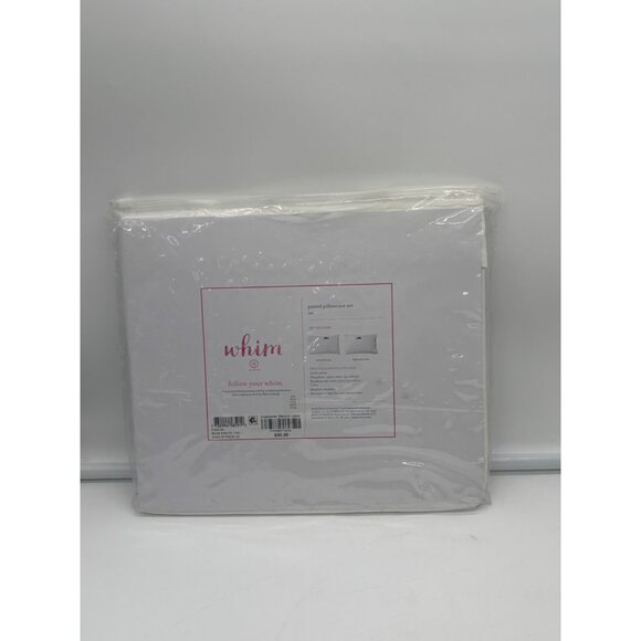 Whim by Martha Stewart Set of 2 Paired Pillowcases- Leo - Picture 9 of 9